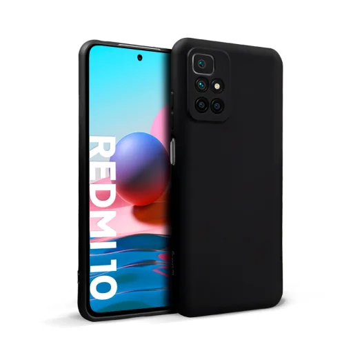 Xiaomi Redmi 10 Crong Color rugalmas tok fekete - 1