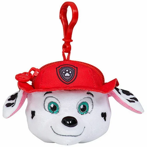 Mancs Őrjárat Marshall plüss kulcstartó / pénztárca 9 Cm  - 1