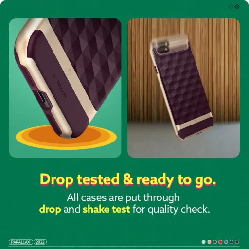 iPhone 7/8/SE 2020/SE 2022 Caseology Parallax tok burgundy - 11