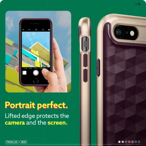 iPhone 7/8/SE 2020/SE 2022 Caseology Parallax tok burgundy - 10