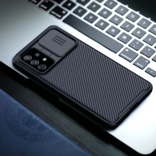 Samsung Galaxy A53 5G Nillkin CamShield Pro tok fekete - 5