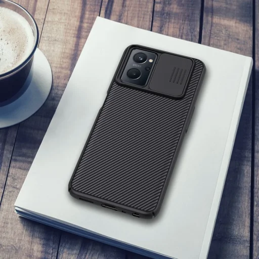 Realme 9i Nillkin CamShield tok fekete - 5