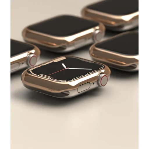 Apple Watch 7 (41 mm) Ringke Bezel Styling káva dísz rose gold - 6