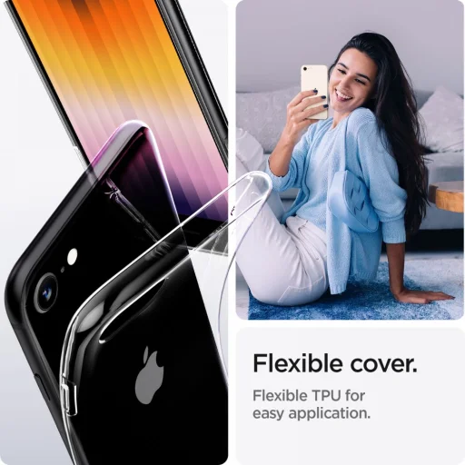 iPhone 7/8/SE 2020/SE 2022 Spigen Crystal Pack tok + üvegfólia Crystal Clear (ACS04355) - 6