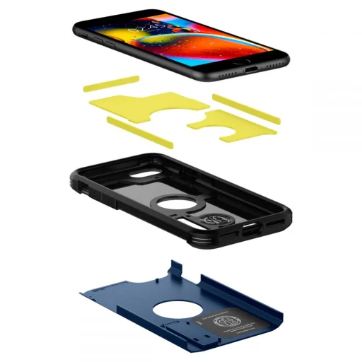 iPhone 7/8/SE 2020/SE 2022 Spigen Tough Armor tok kihajtható támasszal tengerészkék - 7