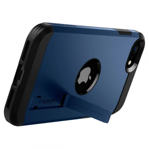 iPhone 7/8/SE 2020/SE 2022 Spigen Tough Armor tok kihajtható támasszal tengerészkék - 2