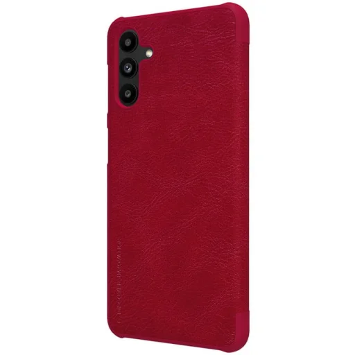 Samsung Galaxy A13 5G Nillkin Qin bőr fliptok piros - 3