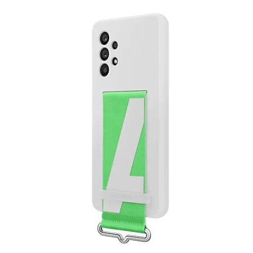 Samsung Galaxy A53 5G Samsung szilikon gyári tok pánttal fehér - 3