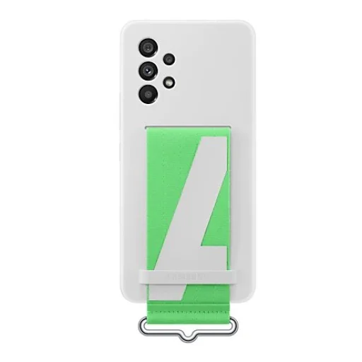 Samsung Galaxy A53 5G Samsung szilikon gyári tok pánttal fehér - 1