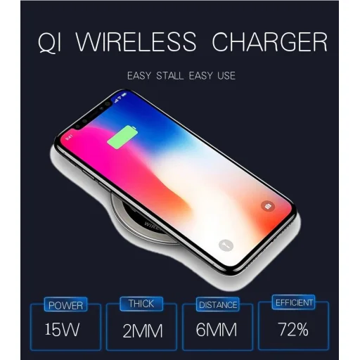 Bútorba építhető vezeték nélküli töltő, USB portokkal (Type-C, USB-A) 60mm - 10