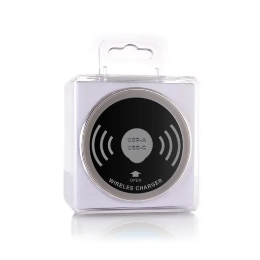 Bútorba építhető vezeték nélküli töltő, USB portokkal (Type-C, USB-A) 60mm - 1