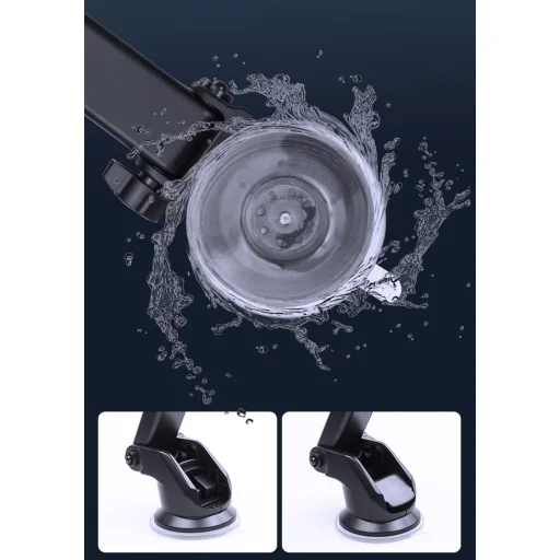 Autós telefontartó szellőzőrácsra és szélvédőre helyezhető (CH01) - 6