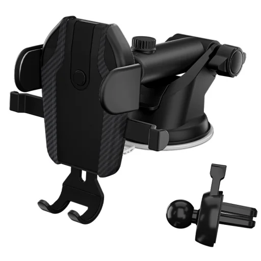 Autós telefontartó szellőzőrácsra és szélvédőre helyezhető - 3