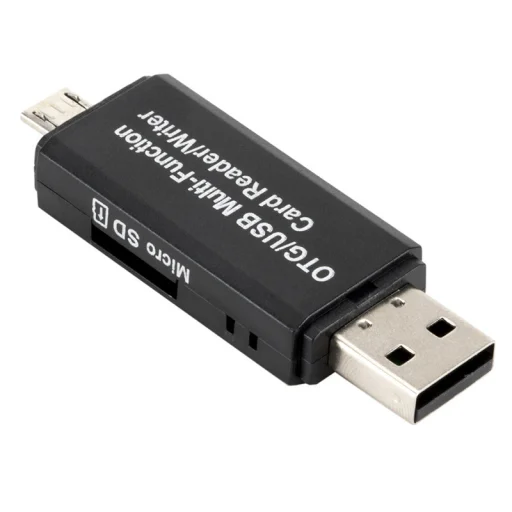 Memóriakártya olvasó CR03 OTG micro SD + SD - micro USB + USB - 7