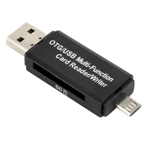 Memóriakártya olvasó CR03 OTG micro SD + SD - micro USB + USB - 2