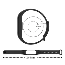 Xiaomi Mi Band 5/6 óraszíj világos rózsaszín