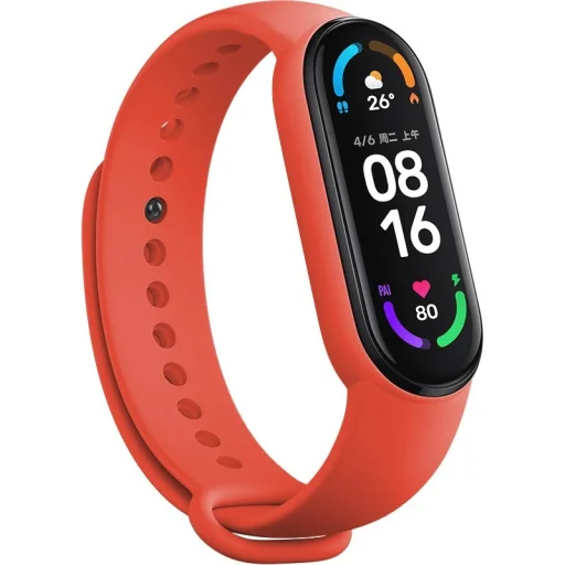 Xiaomi Mi Band 5/6 óraszíj piros - 7
