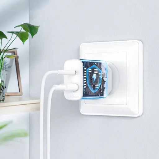 Acefast hálózati töltő adapter USB Type-C / USB 20W PPS PD QC3.0 AFC FCP fehér - 10