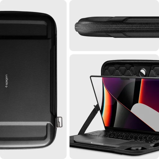 Spigen Rugged Armor Pouch Pro laptop tok 13''-14'' fekete - 5