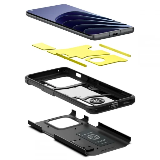 OnePlus 10 Pro 5G Spigen Tough Armor tok kihajtható támasszal fekete (ACS04432) - 4
