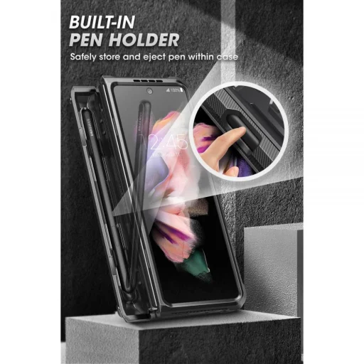 Samsung Galaxy Z Fold 3 Supcase Unicorn Beetle tok fekete (S Pent nem tartalmaz) - 6