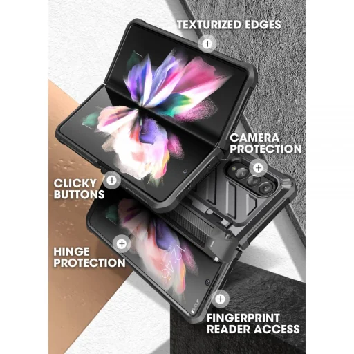 Samsung Galaxy Z Fold 3 Supcase Unicorn Beetle tok fekete (S Pent nem tartalmaz) - 9