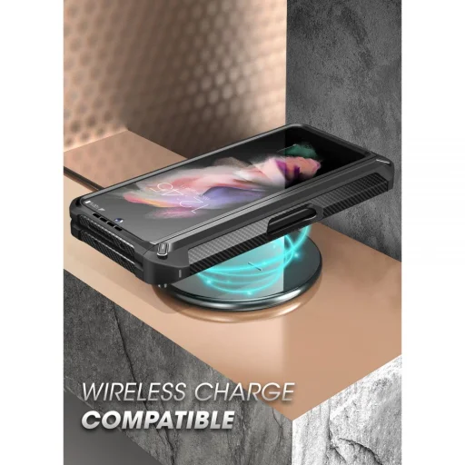 Samsung Galaxy Z Fold 3 Supcase Unicorn Beetle tok fekete (S Pent nem tartalmaz) - 2