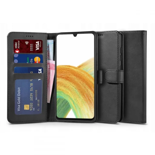 Samsung Galaxy A33 5G Tech-Protect Wallet fliptok fekete - 1