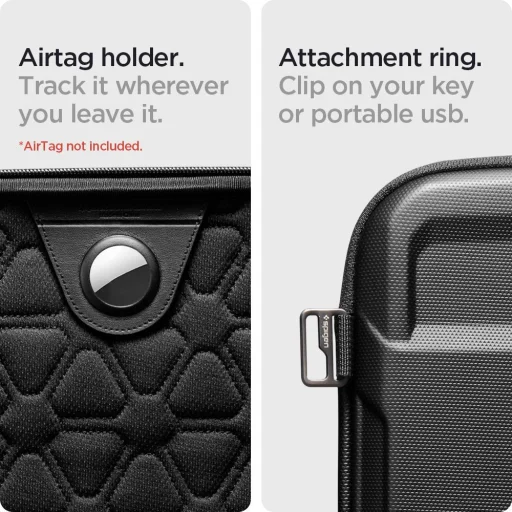 Spigen Rugged Armor Pouch Pro laptop tok 15''-16'' fekete (AFA04271) Macbook-hoz - 4