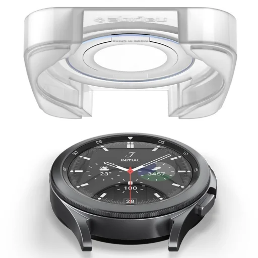 Samsung Galaxy Watch 4 Classic 46mm Spigen Glas.TR EZ FIT 2x üvegfólia - 6