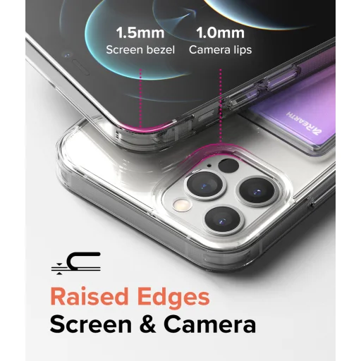 iPhone 12/ 12 Pro Ringke Fusion Card tok kártyatartóval átlátszó - 9