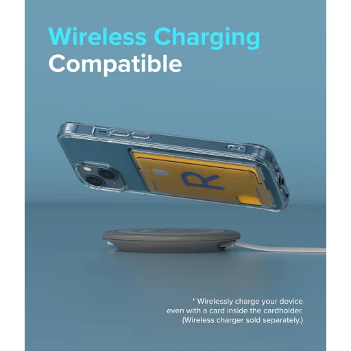 iPhone 13 Ringke Fusion Card tok kártyatartóval átlátszó - 14