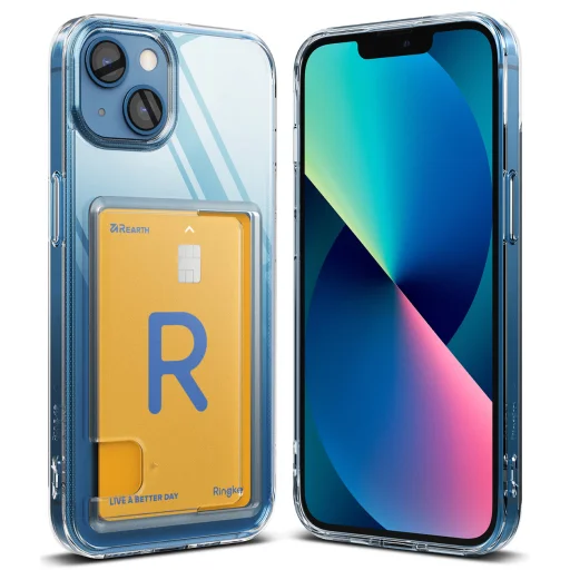 iPhone 13 Ringke Fusion Card tok kártyatartóval átlátszó - 1