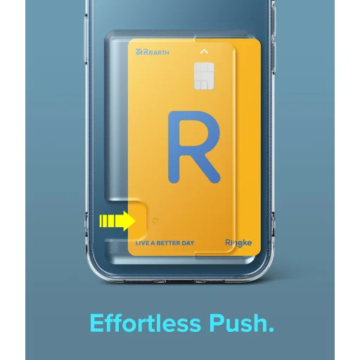 iPhone 13 Ringke Fusion Card tok kártyatartóval átlátszó - 15