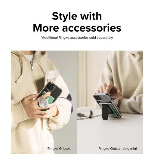 iPhone 13 Ringke Fusion Card tok kártyatartóval átlátszó - 4