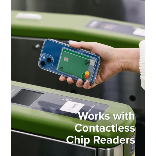 iPhone 13 Ringke Fusion Card tok kártyatartóval átlátszó - 5