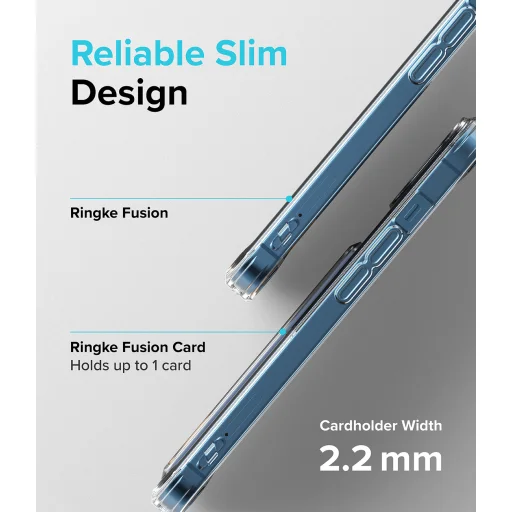 iPhone 13 Ringke Fusion Card tok kártyatartóval átlátszó - 8