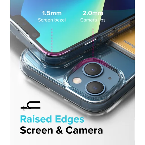 iPhone 13 Ringke Fusion Card tok kártyatartóval átlátszó - 9