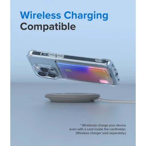 iPhone 13 Pro Ringke Fusion Card tok kártyatartóval átlátszó - 4