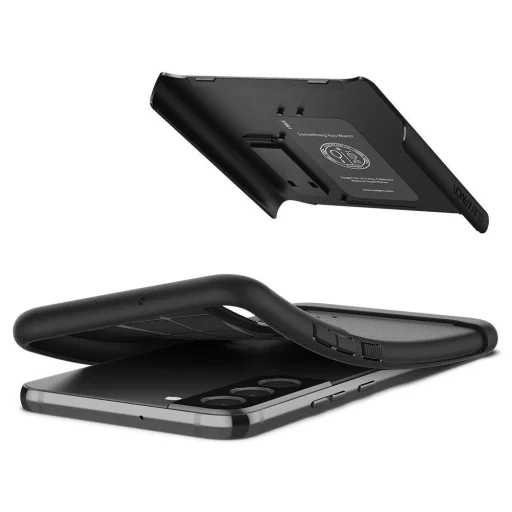 Samsung S22+ Plus Spigen Slim Armor tok Fekete - 3
