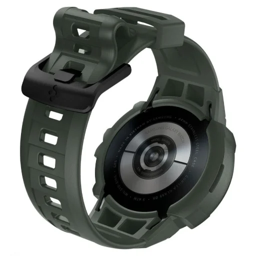 Samsung Galaxy Watch 4 44mm Spigen Rugged Armor Pro szíj és tok Military Green - 3