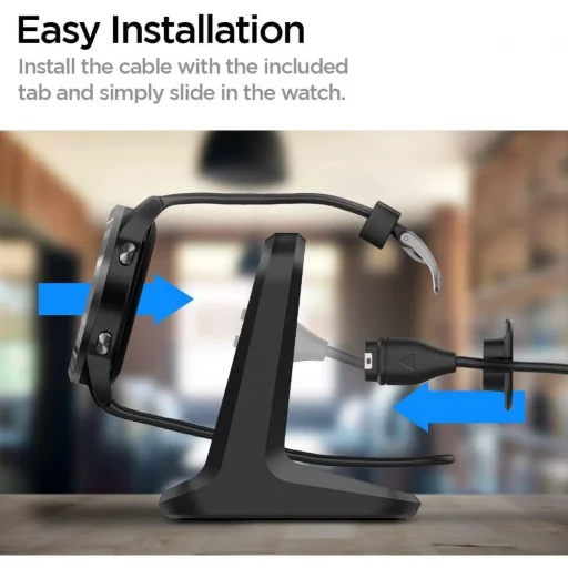 Garmin Spigen S390 Stand töltő állvány fekete - 6