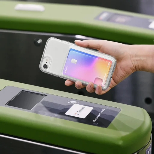 iPhone SE 2022 / SE 2020 / iPhone 8 / iPhone 7 Ringke Fusion Card tok kártyatartóval átlátszó - 3