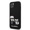 iPhone 13 Karl Lagerfeld KLHMP13MSSKCK Karl Choupette MagSafe hardcase tok fekete thumbnail