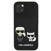 iPhone 13 Karl Lagerfeld KLHMP13MSSKCK Karl Choupette MagSafe hardcase tok fekete thumbnail