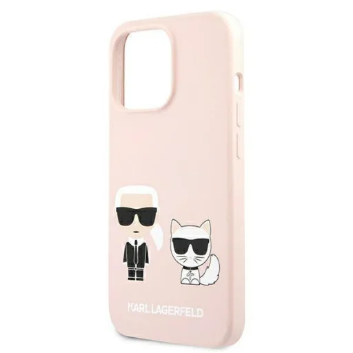 13 Pro Karl Lagerfeld KLHMP13LSSKCI Karl Choupette MagSafe hardcase tok light pink - 6