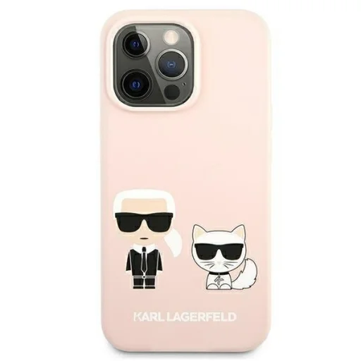 13 Pro Karl Lagerfeld KLHMP13LSSKCI Karl Choupette MagSafe hardcase tok light pink - 4