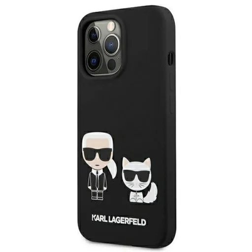 13 Pro Karl Lagerfeld KLHMP13LSSKCK Karl Choupette MagSafe hardcase tok fekete - 6