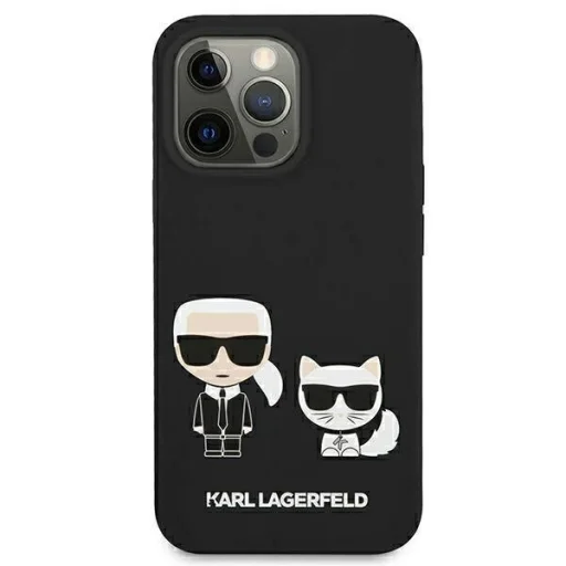 13 Pro Karl Lagerfeld KLHMP13LSSKCK Karl Choupette MagSafe hardcase tok fekete - 5
