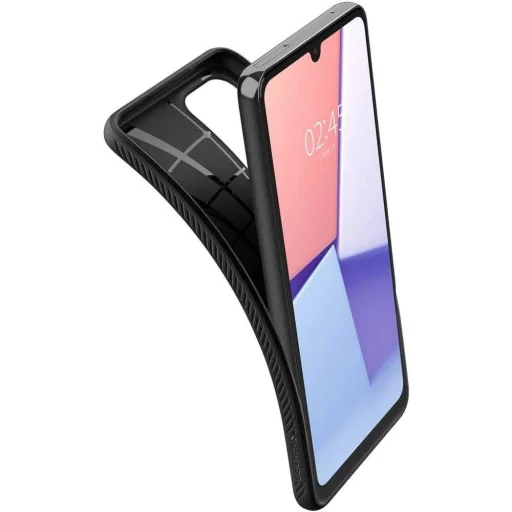 Samsung A53 5G Spigen Liquid Air flexibilis TPU gél tok matt fekete - 2